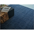 Camora Modern Handloomed Silky Nylon Navy 10'x14' Area Rug