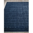 Camora Modern Handloomed Silky Nylon Navy 12'x18' Area Rug
