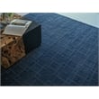 Camora Modern Handloomed Silky Nylon Navy 15'x20' Area Rug