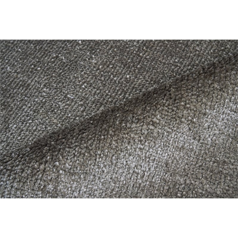 Calla Handloomed Bamboo Silk Khaki 6'x9' Area Rug