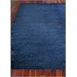 Calla Handloomed Bamboo Silk Navy Blue 10'x14' Area Rug