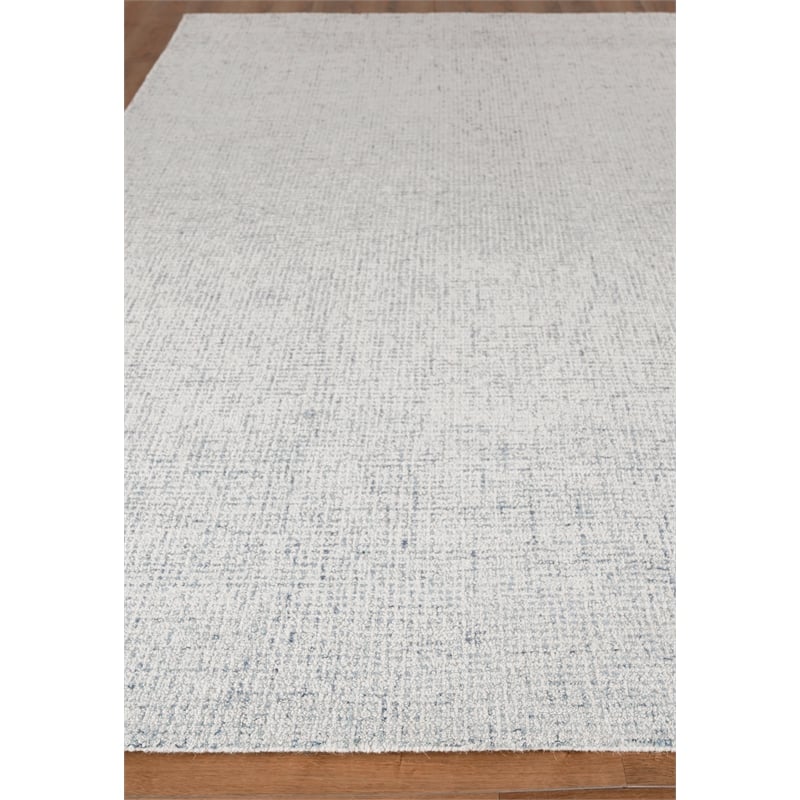 Caprice Hand-Tufted New Zealand Wool Blue 6'x9' Area Rug