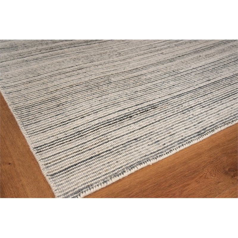 Carmen Handloomed Pet Ivory/Blue 9'x12' Area Rug