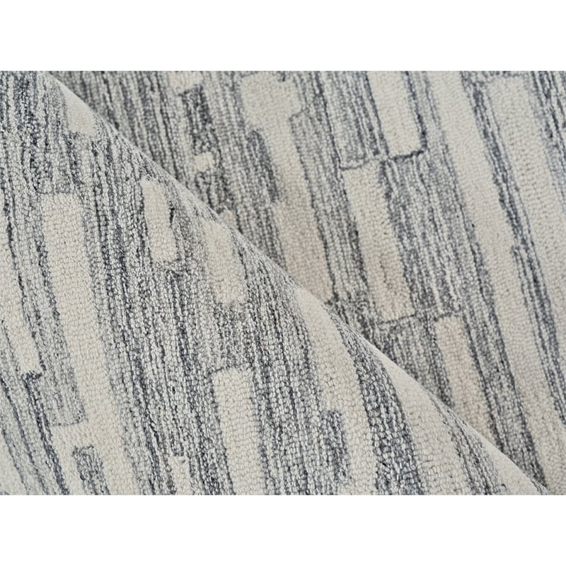 Carmel Hand-Tufted New Zealand Wool Natural Gray/Ivory 14'x18' Area Rug