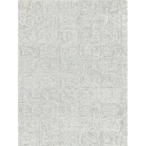 Caprice Hand-Tufted New Zealand Wool Light Blue/Ivory 4'x6' Area Rug