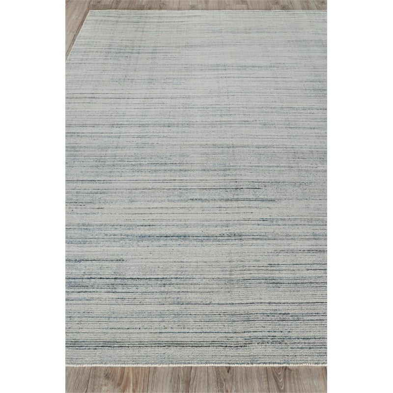 Carmen Handloomed Pet Blue/Ivory 10'x14' Area Rug