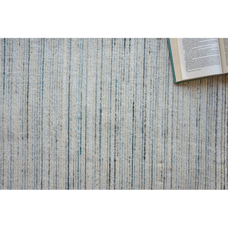 Carmen Handloomed Pet Blue/Ivory 6'x9' Area Rug