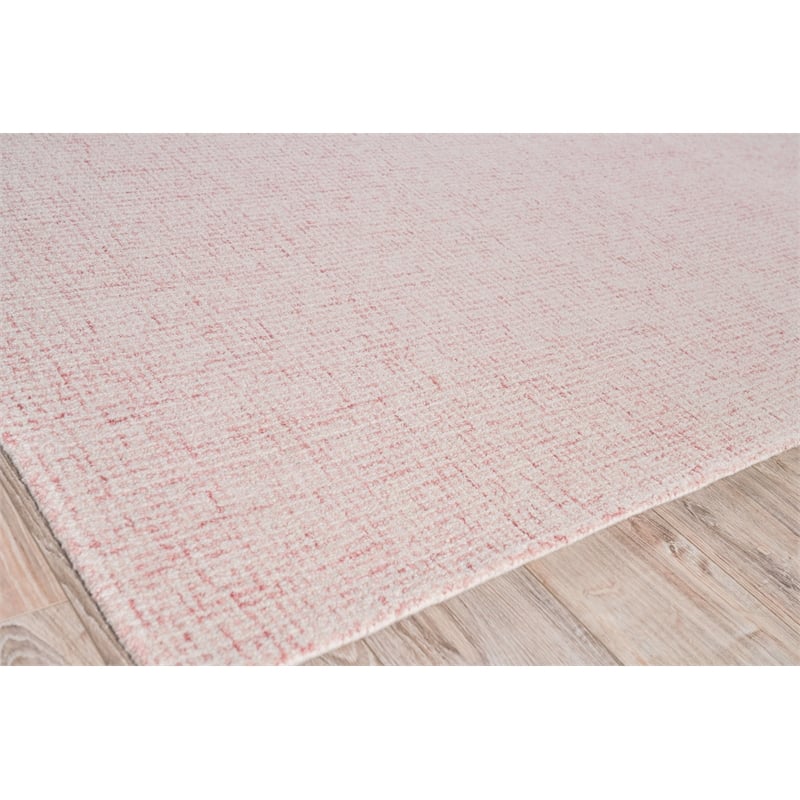Caprice Hand-Tufted New Zealand Wool Pink/Ivory 5'x8' Area Rug