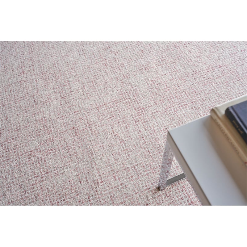 Caprice Hand-Tufted New Zealand Wool Pink/Ivory 5'x8' Area Rug