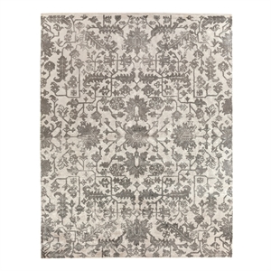Carrera Handloomed Viscose Ash 8'x10' Area Rug