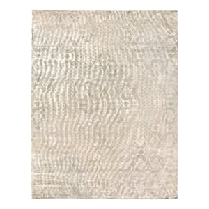 Carrera Handloomed Viscose Ivory 8'x10' Area Rug