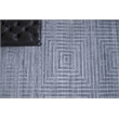 Castelli Handloomed Bamboo Silk/Wool Charcoal 10'x14' Area Rug