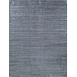 Castelli Handloomed Bamboo Silk/Wool Charcoal 10'x14' Area Rug