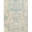 Cassina Handloomed Bamboo Silk Ivory/Light Blue 10'x14' Area Rug