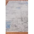 Cassina Handloomed Bamboo Silk Gray/Blue 6'x9' Area Rug