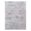 Cassina Handloomed Bamboo Silk Gray/Blue 6'x9' Area Rug
