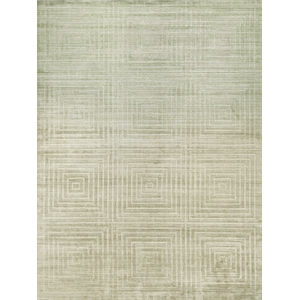 Castelli Handloomed Bamboo Silk/Wool Ivory/Beige 8'x10' Area Rug