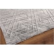 Castelli Handloomed Bamboo Silk/Wool Gray 14'x18' Area Rug