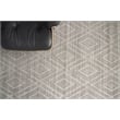 Castelli Handloomed Bamboo Silk/Wool Gray 14'x18' Area Rug