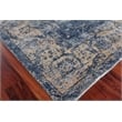 Cassina Handloomed Bamboo Silk Denim/Beige 9'x12' Area Rug