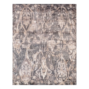 Cassina Handloomed Bamboo Silk Blue 8'x10' Area Rug