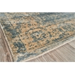 Cassina Handloomed Bamboo Silk Blue/Silver 10'x14' Area Rug