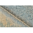 Cassina Handloomed Bamboo Silk Blue/Silver 10'x14' Area Rug