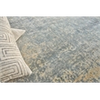 Cassina Handloomed Bamboo Silk Blue/Silver 10'x14' Area Rug
