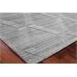 Castelli Handloomed Bamboo Silk/Wool Gray 14'x18' Area Rug