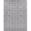 Castelli Handloomed Bamboo Silk/Wool Gray 8'x10' Area Rug
