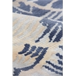Cassina Handloomed Bamboo Silk Ivory/Blue 8'x10' Area Rug