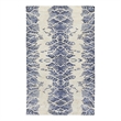 Cassina Handloomed Bamboo Silk Ivory/Blue 8'x10' Area Rug
