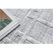 Castelli Handloomed Bamboo Silk/Wool Light Silver 10'x14' Area Rug