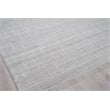Castelli Handloomed Bamboo Silk/Wool Light Silver 12'x15' Area Rug