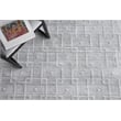 Castelli Handloomed Bamboo Silk/Wool Light Silver 12'x15' Area Rug
