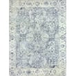 Cassina Handloomed Bamboo Silk Light Silver/Blue 12'x15' Area Rug
