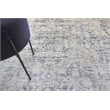 Cassina Handloomed Bamboo Silk Gray/Ivory 8'x10' Area Rug