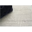 Castelli Handloomed Bamboo Silk/Wool Ivory 14'x18' Area Rug