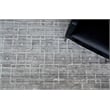Castelli Handloomed Bamboo Silk/Wool Gray 8'x10' Area Rug