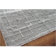 Castelli Handloomed Bamboo Silk/Wool Gray 9'x12' Area Rug