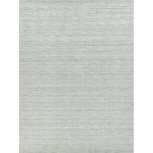 Catalina Handloomed Wool/Bamboo Silk Beige 12'x12' Square Area Rug