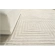 Castelli Handloomed Bamboo Silk/Wool Light Beige 9'x12' Area Rug