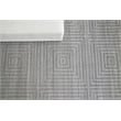 Castelli Handloomed Bamboo Silk/Wool Gray 10'x14' Area Rug
