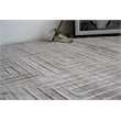 Castelli Handloomed Bamboo Silk/Wool Gray 9'x12' Area Rug