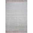 Castelli Handloomed Bamboo Silk/Wool Light Silver 10'x14' Area Rug