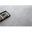 Castelli Handloomed Bamboo Silk/Wool Light Silver 10'x14' Area Rug