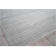 Castelli Handloomed Bamboo Silk/Wool Light Gray 12'x15' Area Rug