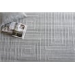 Castelli Handloomed Bamboo Silk/Wool Light Gray 12'x15' Area Rug