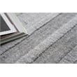 Castelli Handloomed Bamboo Silk/Wool Light Gray 12'x15' Area Rug