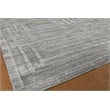 Castelli Handloomed Bamboo Silk/Wool Gray 10'x14' Area Rug